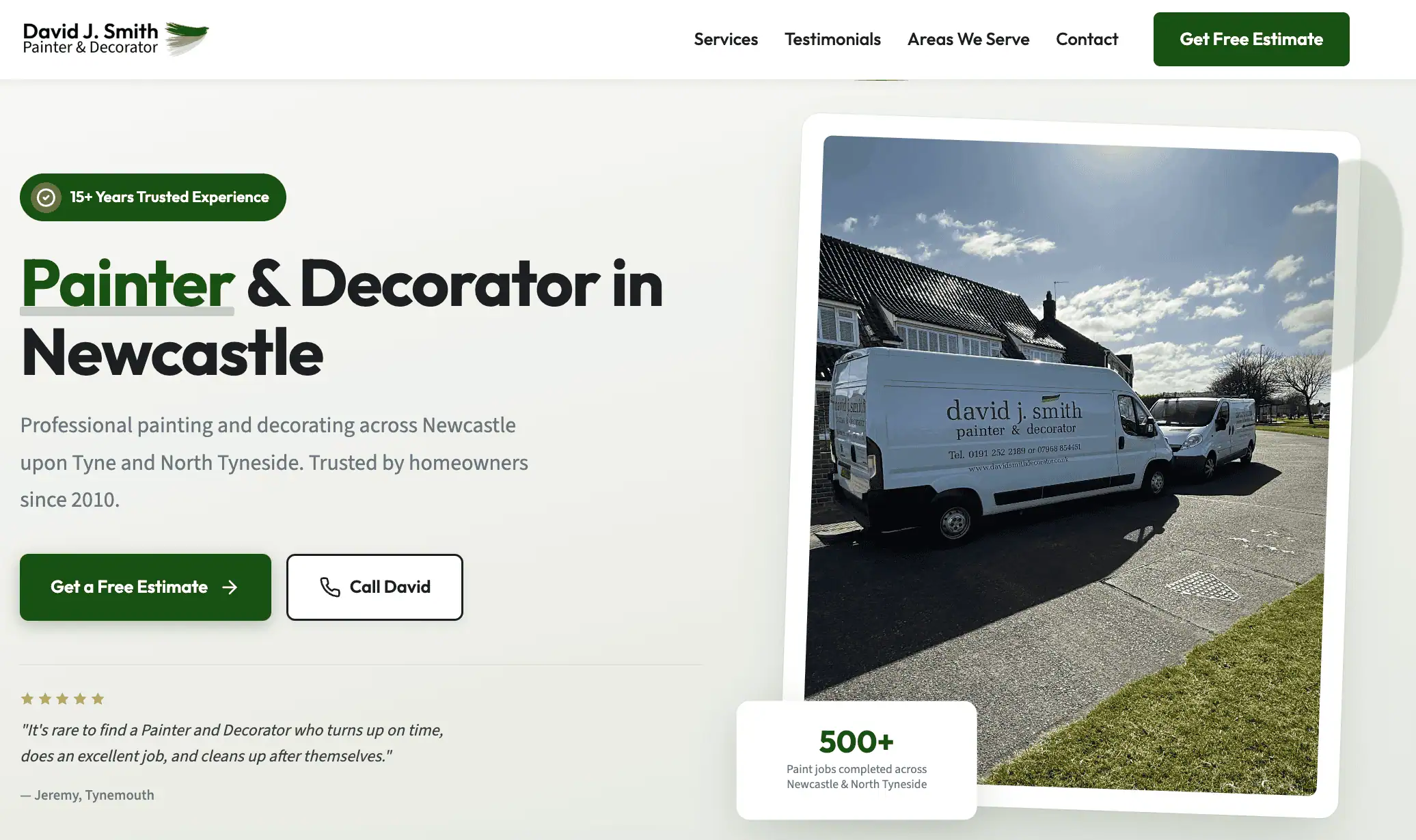 David Smith Decorator website